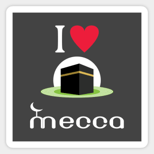 Mecca Kaaba Hajj gift-I love mecca kaaba hajj gift Sticker